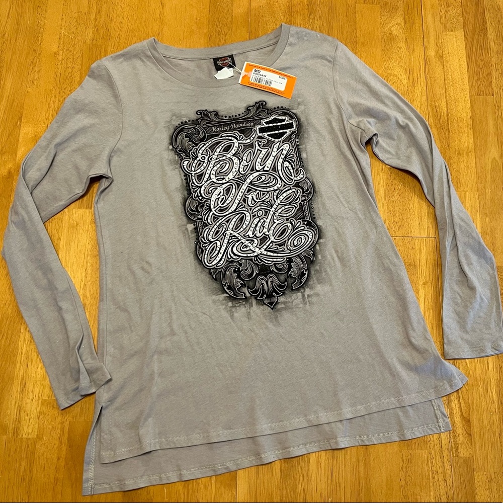 BRAND NEW Harley Davidson Womens long sleeve Outer Banks, NC shirt